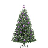 vidaXL Umetno Zložljivo Božično Drevo Zelena 120 cm PVC in kovina | Shoptok.si