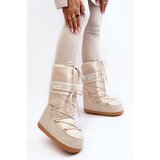 Boto Women's High Snow Boots Beige Venila | Shoptok.si