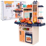  Otroška kuhinja za igro s pipo in vodo - 65 elementov - modra/roza | Shoptok.si