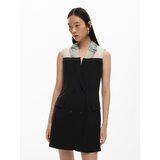 Desigual Obleka moder denim / črna | Shoptok.si