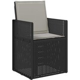  Vrtni set za objed s jastukom 9 pcs Antracit i Svjetlosiva PP | shoptok.hr