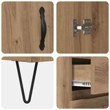  Strani šal Obrtni Hrast 69,5 x 34 x 90 cm Konstruirano leseno, (5000233717) | Shoptok.si