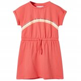  Dječja haljina s vezicom koraljne boje 116 | shoptok.hr