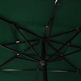  Vrtni suncobran s 3 razine i stupom 2,5 x 2,5 m zeleni | Eponuda.com