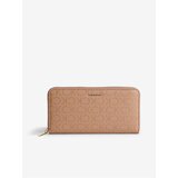 Calvin Klein Light Brown Women's Patterned Wallet - Women | shoptok.hr
