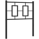 Maison Chic kovinsko posteljno vzglavje - vzglavna omarica - nočna omarica črno 80 cm, (21704493) Cene