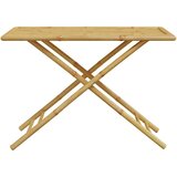 vidaXL 5-dijelni sklopivi bistro set s krem bijelim jastucima bambus | shoptok.hr