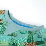  Dječja topla majica svjetlozelena prošarana 116 | shoptok.hr