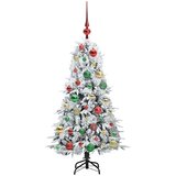  Umjetno božićno drvce s nogom s stalakom Bijelo 120 cm PE i PVC | shoptok.hr