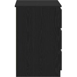  Stol s ladicama Crni hrast 140 x 50 x 76 cm Konstruirano drvo | shoptok.hr