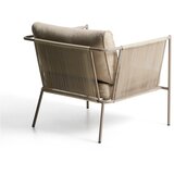 Kave Home Krem/smeđe-siva metalna/podstavljena vrtna fotelja Zivia – | shoptok.hr