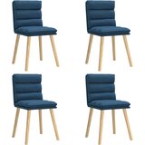 Furnova Jedilni stoli 4 kosi modro blago, (21928330) | Shoptok.si