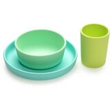 Melii Feeding Set jedilni set Mint, Blue, Lime | Shoptok.si