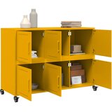  Komoda boja senfa 100,5x39x72 cm čelični | Eponuda.com