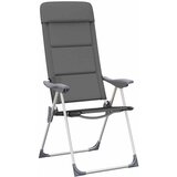  Stolice za kampiranje 2 kom sive 58 x 69 x 111 cm aluminijske | shoptok.hr