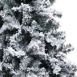 vidaXL Umetna predhodno osvetljena božična jelka Zelena 400 cm PVC | Shoptok.si
