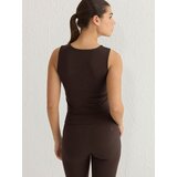 Trendyol Ženski top Thmss25Bz00001, Smeđi | Eponuda.com
