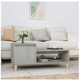  Klubska mizica betonsko siva 100x50x45 cm konstruiran les Cene