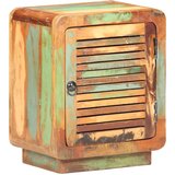  Noćni ormarić 40 x 30 x 50 cm od masivnog obnovljenog drva | shoptok.hr