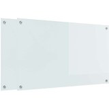 vidaXL Zaščita za kuhinjo Bela 100 x 60 x 0.8 cm kaljeno steklo | Shoptok.si