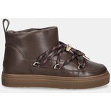 Inuikii Usnjene snežke Full Leather Gloss rjava barva, 1001.001.0371.150 Slike