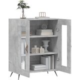  Komoda siva boja betona 69,5x34x90 cm od konstruiranog drva | shoptok.hr