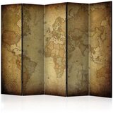  Paravan u 5 dijelova - Old map II [Room Dividers] 225x172 Cijene