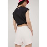 Champion Kratke hlače za žene, boja: ružičasta, glatki materijal, srednje visoki struk, 115107-BS012 | shoptok.hr