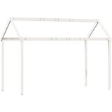  Pograd s streho bel 90x190 cm trdna borovina, (21243059) | Shoptok.si