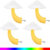 Venisymlis 4x Gobaste LED Nočne Lučke, 7 Barv, Mini Čarobna Svetilka Z Belim Pokrovom, Za Odrasle, (22068156) Cene