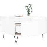  Stolić za kavu bijeli 55 x 55 x 36,5 cm od konstruiranog drva | shoptok.hr
