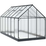  Rastlinjak v vrtu z vrati Antracit 183,5 x 363,5 x 207 cm, (5000288596) | Shoptok.si