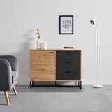 Bessagi Home komoda fosca, črna, hrast | Shoptok.si
