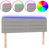  LED uzglavlje svjetlosivo 144 x 5 x 78/88 cm od tkanine | shoptok.hr
