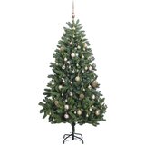 vidaXL Umetna novoletna jelka 300 LED diod in komplet bučk 300 cm | Shoptok.si