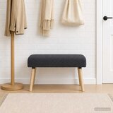  Klupa Jednobojno Tamnosiva 80 x 40 x 46 cm Bouclé | shoptok.hr