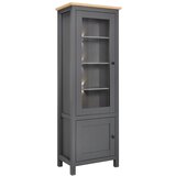 Bessagi Home Vitrina Claudio, Temno Siva, Barva Hrasta, Led Cene
