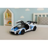 SPORTS Car Metal Drive Opening Doors White 1:32 | Shoptok.si