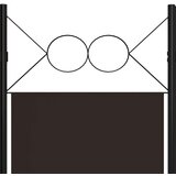 vidaXL Paravan 4-delni rjav 160x180 cm | Shoptok.si