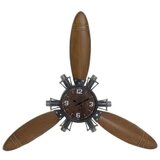  Zidni sat Home ESPRIT Smeđa Crna Metal Drvo MDF Vintage 121 x 7 x 106 cm | shoptok.hr