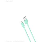 XO cable NB156 USB - USB-C 1,0 m 2,4A green | Eponuda.ba
