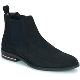 Tommy Hilfiger Signature Hilfiger Suede Chelsea Blue | shoptok.hr