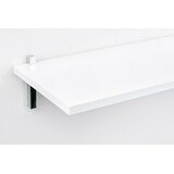 Format Polica Chany (D x Š x V: 60 x 25 x 1,8 cm, Bijele boje) Cijene