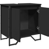Ormarić za umivaonik crni 60x35x60 cm konstruirano drvo | shoptok.hr