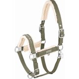 ESKADRON Oglavka DENIM DOUBLE PIN TEDDYFLEECE, dusty olive - XWB Cene