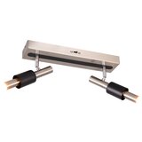 Trio Select Črno/v srebrni barvi LED točkovno svetilo 20,5x42 cm Ikaris – | Shoptok.si