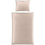 Dieter Knoll OBOJESTRANSKA POSTELJNINA Snako 140/200 cm saten bež | Shoptok.si