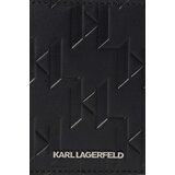 Karl Lagerfeld Usnjena denarnica moški, črna barva | Shoptok.si