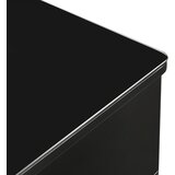 Livetastic klubska miza, 70/40,5-65,5/60 cm črna | Shoptok.si