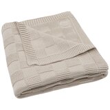 Jollein pletena odejica box knit warm sand Cene